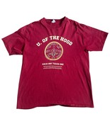 Vintage University Of The Hood Men’s T Shirt Sz XL Red 90’s Ankh NCAA Pr... - $26.89 CAD
