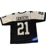 New Custom Stitched &amp; Sewn Deion Sanders #21 Thanksgiving Cowboys Jersey... - £47.18 GBP