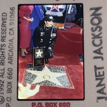 1990 Janet Jackson Star Hollywood Walk of Fame Celebrity Transparency Slide - £7.46 GBP