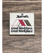 Vintage Marriott Motel Great Workforce Great Workplace Service Lapel Pin... - $14.84