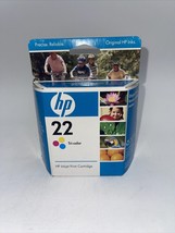 Genuine HP 22 Inkjet Tri-color Cartridge C9352AN EXP 2009 NEW! - $15.00