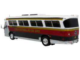 Dina 323-G2 Olimpico Coach Bus &quot;Tres Estrellas de Oro&quot; White and Silver with Str - £51.40 GBP