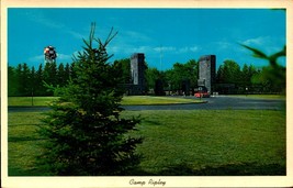 Entrance To Camp Ripley - Little Falls, Minnesota-WHITE Border Postcard BK49 - £3.16 GBP