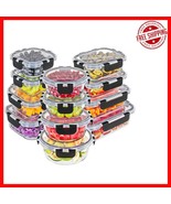 Ultimate 24-Piece Glass Food Storage Containers Set with Airtight Lockin... - $77.12 CAD