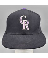 Vintage Colorado Rockies Hat Cap Fitted 7 1/4 MLB New Era Diamond Collec... - $24.18