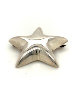 Vtg Signed Sterling Tiffany &amp; Co 3D Puff Star Brooch comes with Pouch an... - £135.45 GBP