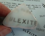 (r33-109) 1-5/8&quot; Ulexite gemstone Mineral TV rock mine mined rocks Boron... - $17.75