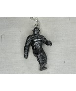 Bigfoot, Sasquatch, Yeti, Pendant Necklace, Solid Metal, Contains Real A... - £31.14 GBP