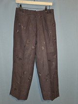 Briggs New York Women’s Cropped Pants Dark Brown Capri Pants Size 8 - $650.14 MXN