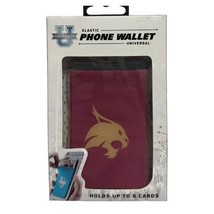 NCAA Texas State Bobcats Single Pack Strong 3M Adhesive Cellphone Wallet - $12.59