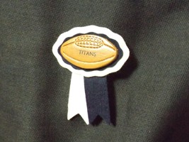 Glenbrook South High School (GBS) TITANS Leather Football Booster Pin Mid-1960s - £22.80 GBP