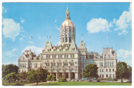 Vtg Postcard-The State Capitol-Hartford CT-Dexter Press-Chrome-CT1 - £1.10 GBP