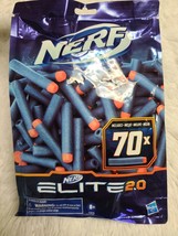 New Hasbro Nerf Elite 2.0 Replacement Darts - 70x Darts Refill Pack New Sealed - £11.37 GBP