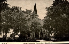 Fort Dix New Jersey NJ Chapel Reception Center Vintage RPPC  Postcard-BK44 - £2.37 GBP