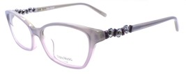 Vera Wang Alrisha GR Women&#39;s Eyeglasses Frames 53-16-140 Gray Pearl w/ C... - $42.47