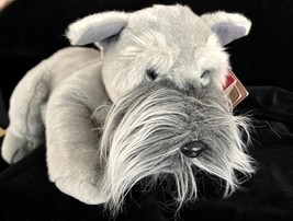 The Schnauzer Plush Stuffed Animal Russ Berrie &amp; Co Purebred Puppies w Tag - $304.22 MXN