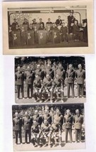 WW2 Era Photographs (3) TP Brass Band Two Other Photos Wide Lapels White... - £8.55 GBP