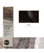 EARTHIA COLOR Permanent Clean Vegan Hair Color by BBCOS (1/0- black) - €22,16 EUR