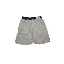 Fablectics Shorts Mens 30 White Black Elastic Waist Pull On Lined Active... - $19.68