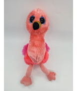 Ty Beanie Boo Gilda Pink Flamingo Plush 9&quot; Stuffed Animal Toy Boos NWT B200 - $9.99