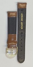 Speidel Express 18mm Brown Padded Genuine Leather Watch Band - £16.92 GBP