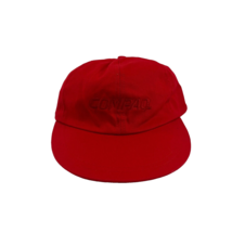 MG Sport Compaq Computing Logo Red Canvas Hat Adjustable Strap Canada Vtg - £15.32 GBP