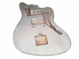 Jazzmaster Electric Guitar Body All Cavity Routed Finish Project In Cream Color - £102.86 GBP