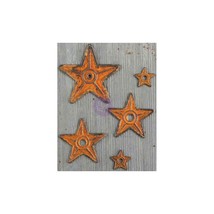 Barn Stars Rusty Pendants Rustic Star Findings Jewelry Making Crafts - £6.38 GBP