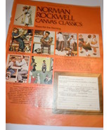 Vintage The Trading Post Norman Rockwell Canvas Print Magazine Advertise... - $4.99