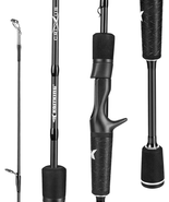 Crixus 6’0” Medium Fast 2-Pc Casting Rod IM6 Graphite, Zirconium Guides - $67.69