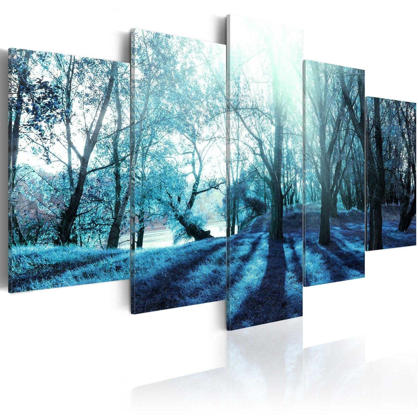Tiptophomedecor Stretched Canvas Landscape Art - Blue Glade - Stretched & Framed - $89.99 - $139.99