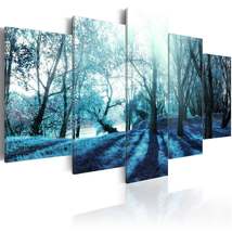 Tiptophomedecor Stretched Canvas Landscape Art - Blue Glade - Stretched &amp; Framed - £71.71 GBP+