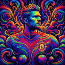 Digital Image Ai Picture Photo Wallpaper Background Desktop Art Soccer - $18.19 MXN