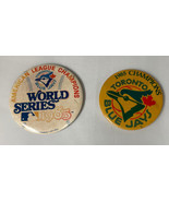 Lotto 2 Toronto Blu Jays 1985 Mondo Serie Americana League Champion Spille - £54.63 GBP