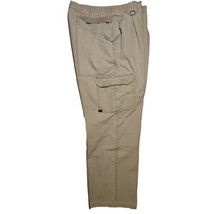 5.11 Tactical Double Knee Pants Mens 38x30 Straight Leg Cargo Tan Khaki Cotton - £20.91 GBP