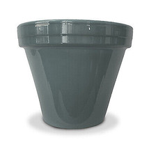 Ceramo 243289 4.5 x 3.75 in. Powder Coated Ceramic Standard Flower Pot, ... - £90.90 GBP