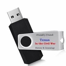 TEXAS Civil War Books History &amp; Genealogy - 29 Books on USB Flash Drive - £8.65 GBP