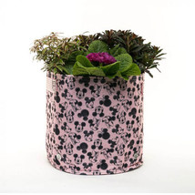 Mickey &amp; Minnie Mouse Fabric Eco-Pot (Small) - Pink - £25.70 GBP