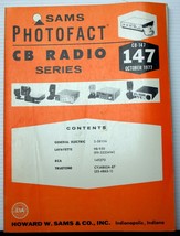 SAMS Photofact CB #147 10/77 part list schematics GE~LAFAYETTE~RCA~TRUETONE - £8.64 GBP