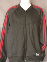 Men&#39;s Everlast Jacket Size Large XL Black Boxing Full Zip NEW Gym Training Coat - £22.18 GBP