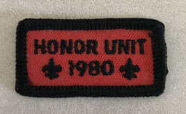 Vtg Honor Unit 1980 Red Sew On Patch - £773.66 GBP