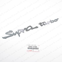 New Genuiine for Toyota 93-98 Supra Rear Emblem Badge &quot;Supra turbo&quot;  754... - $589.07 MXN