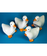 4 White Duck China Napkin Rings Holders Perfect Condition - $184.05 MXN 4 White Duck China Napkin Rings Holders Perfect Condition - $184.05 MXN