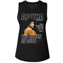 Aretha Franklin Queen of Hearts Women&#39;s Tank Respect Soul Diva Hey What You Want - £24.77 GBP+