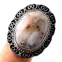 Pink Opal Vintage Style Gemstone Valentine&#39;s Day Gift Ring Jewelry 7.75&quot; SA 1975 - £5.98 GBP