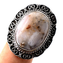 Pink Opal Vintage Style Gemstone Valentine&#39;s Day Gift Ring Jewelry 7.75&quot; SA 1975 - £5.59 GBP