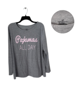 Bobbie Brooks Pajamas All Day Gray Long Sleeve Shirt Women’s 2X - $11.88