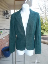 Nwt Kay Unger Green&amp;Black Blazer 8 - £70.52 GBP