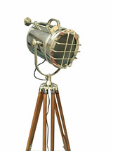 Designer Floor Lamp, Nautical Spot Studio Tripod Floor Lamps Search light Lamp - £120.37 GBP