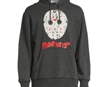 Friday the 13th Men&#39;s Graphic Pull Over Hoodie, Gray Size XL - £25.28 GBP
